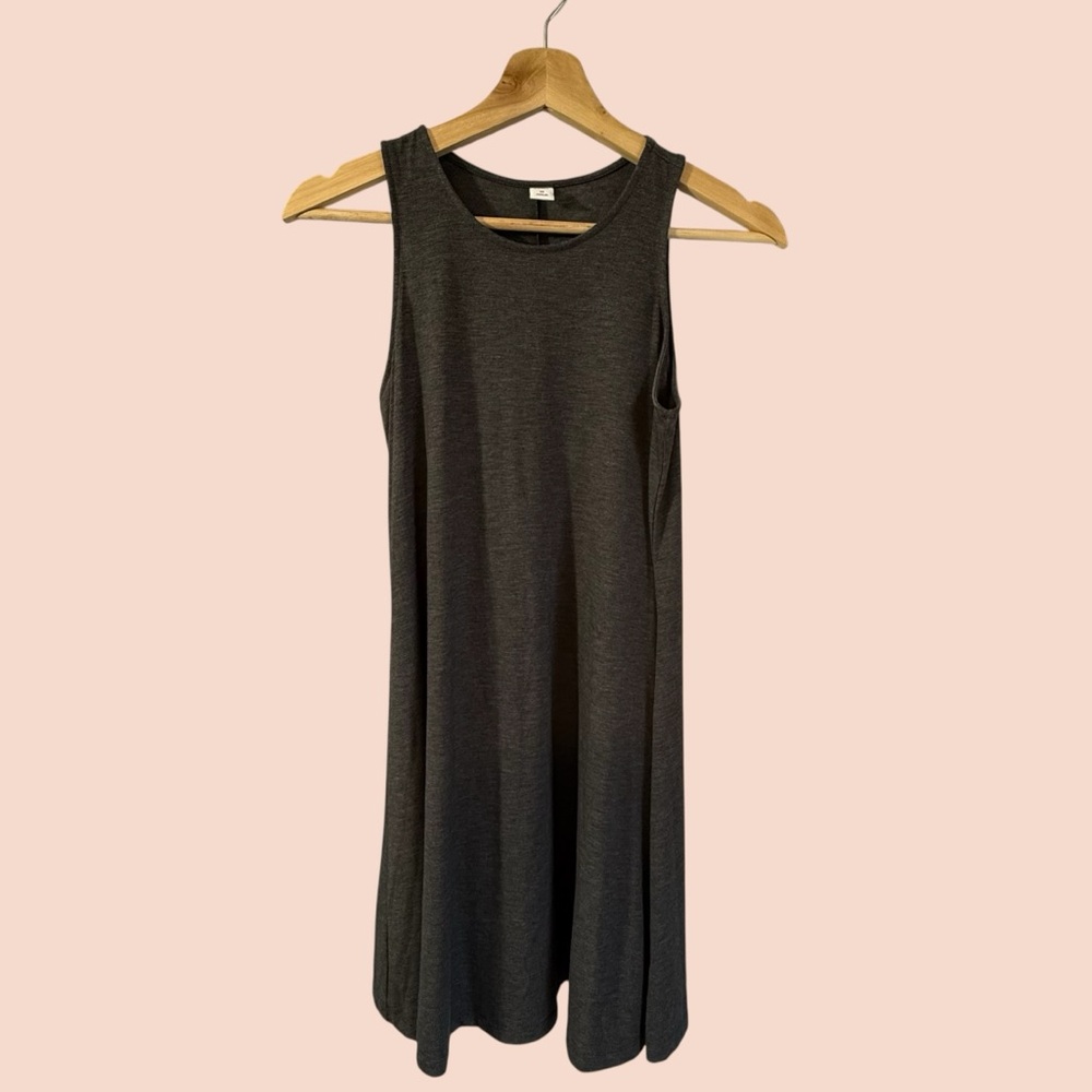 Old Navy Dark Gray Midi Dress